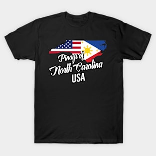 Filipinos of North Carolina Design for Fil-Ams T-Shirt